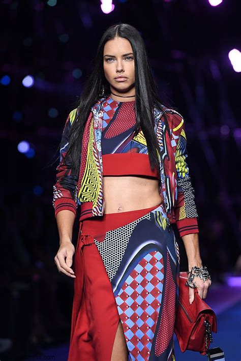 adriana lima versace runway|versace runway 2016.